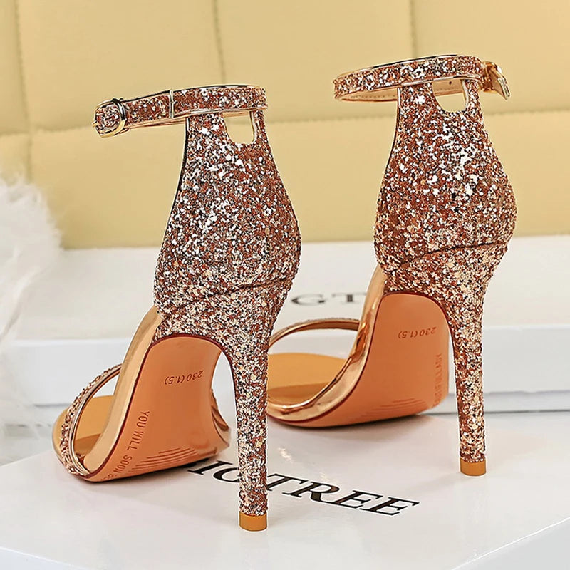 Women's High Heels  Sparkle Sequins Stiletto Heels