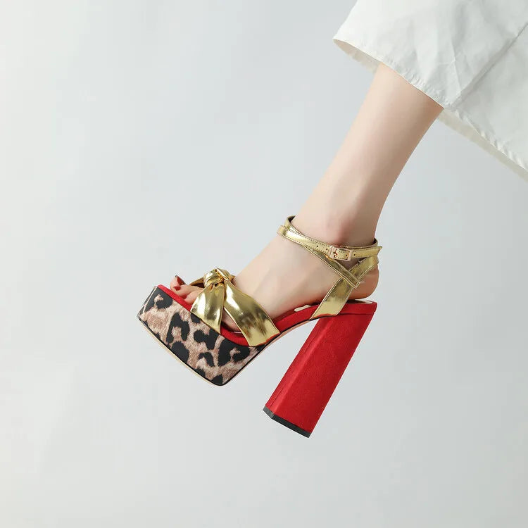 Women's 12/14cm High Heel Platform Sandals
