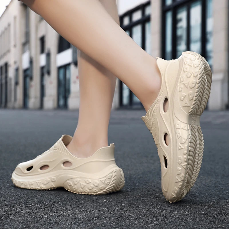 Men's Summer Sandals Platform Outdoor Quick Dry Beach Wading Water Non-Slip Clogs