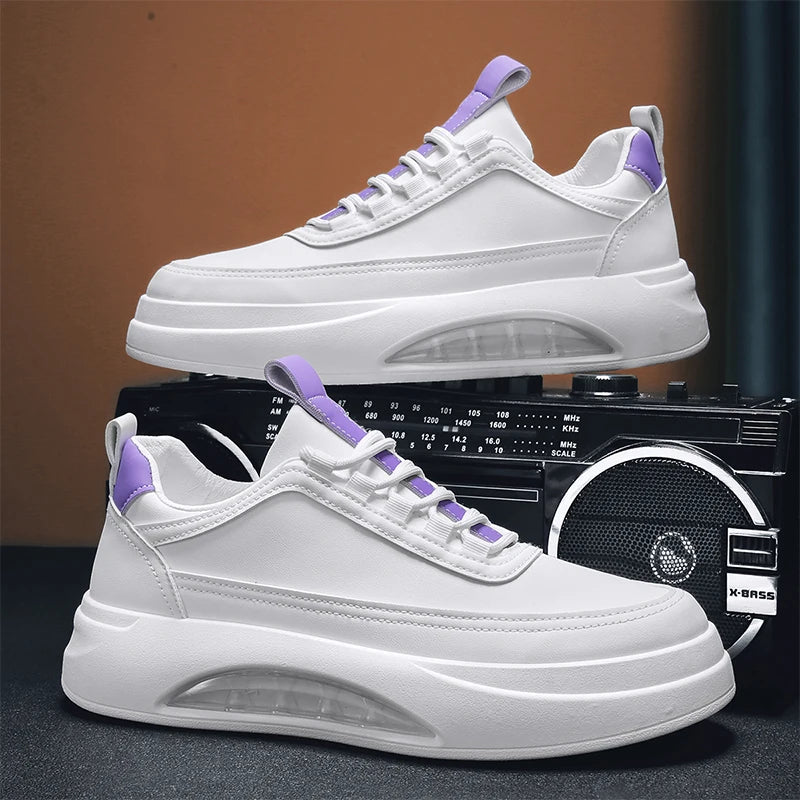 Men's Air Cushion Vulcanized Skateboard Sports Trainers Outdoor Casual Sneakers