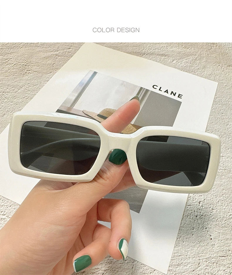 Women's Sunglasses Retro Square Eyewear Anti UV Sunshade Sunglasses UV400