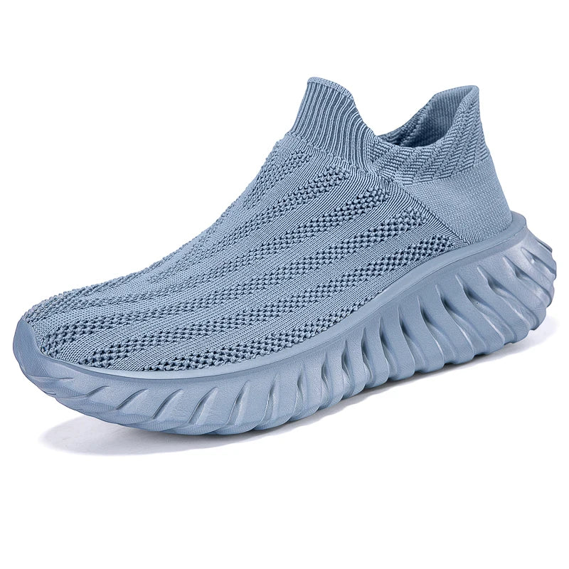 Men's Casual Platform Sneakers - Slip On Tennis Trainers