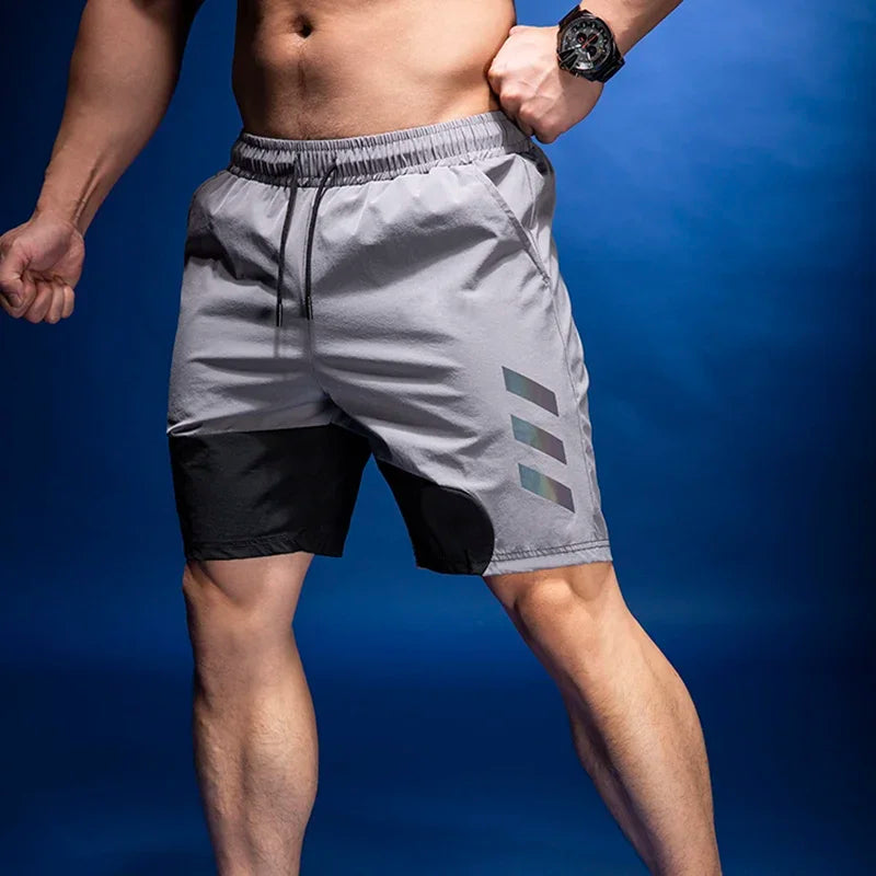 Men's Sports Fitness Quick-dry Basketball Workout Training Breathable Shorts