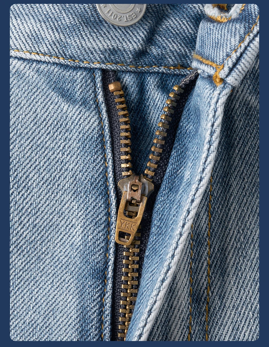 Men's Oversized Baggy Jeans - Soft Comfortable Denim