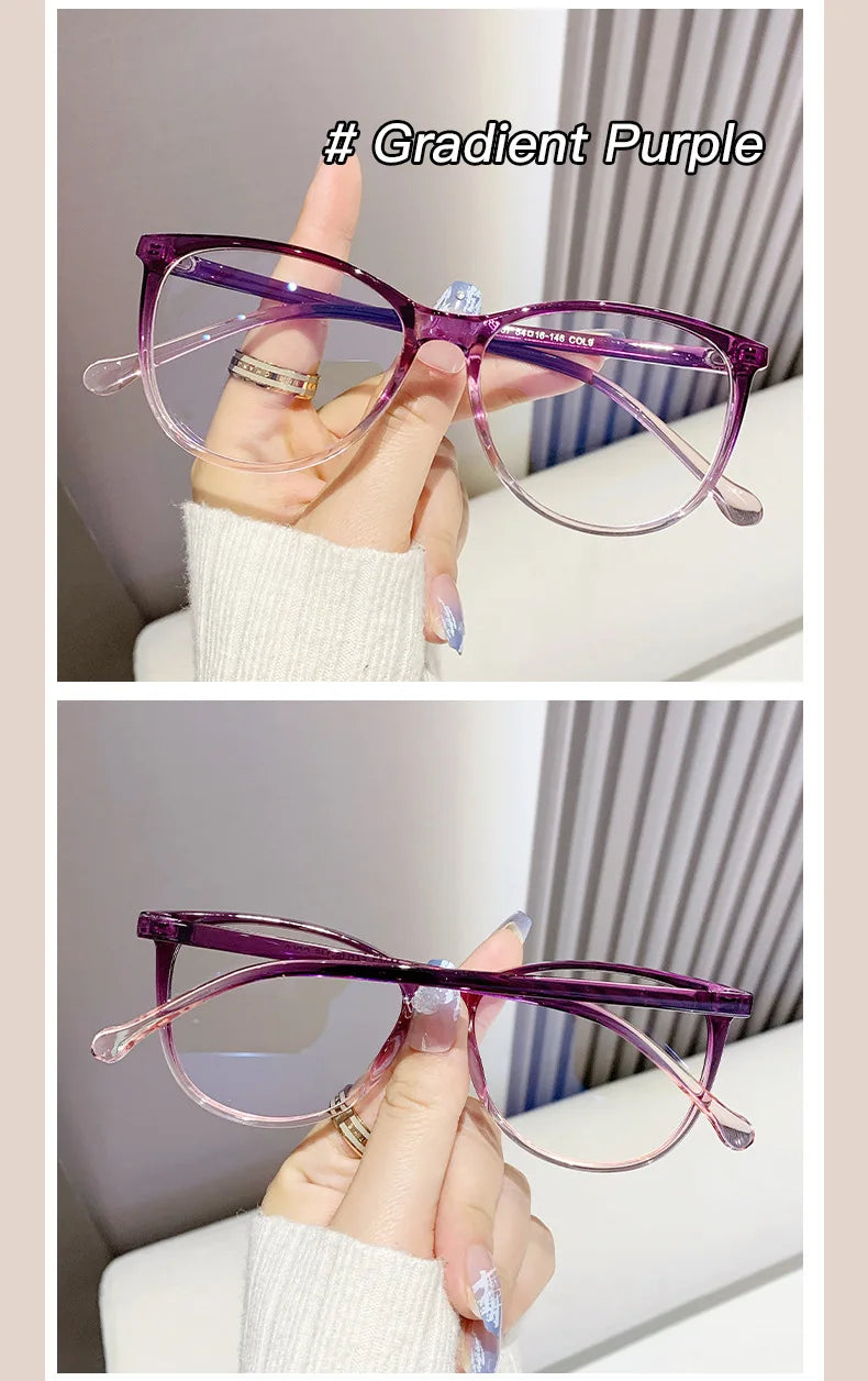 Retro Transparent Fashion Glasses - Anti Blue Light Eyeglass Frame
