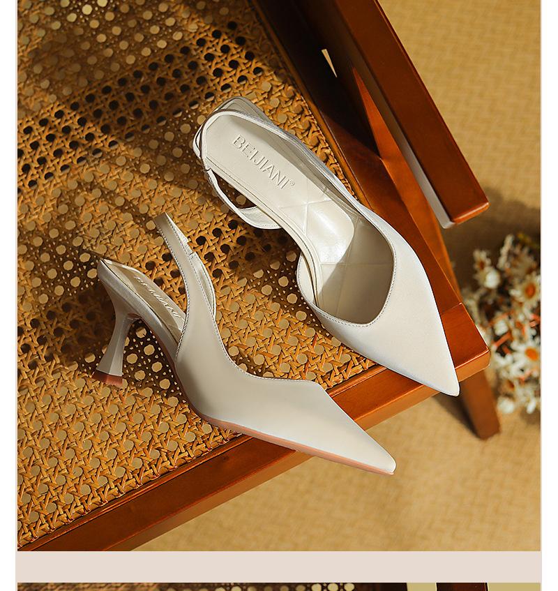 Women's Pointed Toe Thin Heel Ankle Straps Shoes