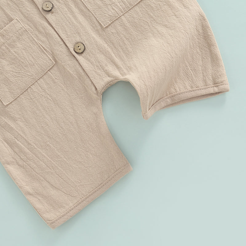 Toddler Baby Summer Romper with Pockets (0-24M)