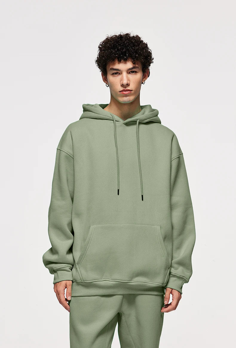 Unisex 350G Fleece Velvet Warm Hoodie