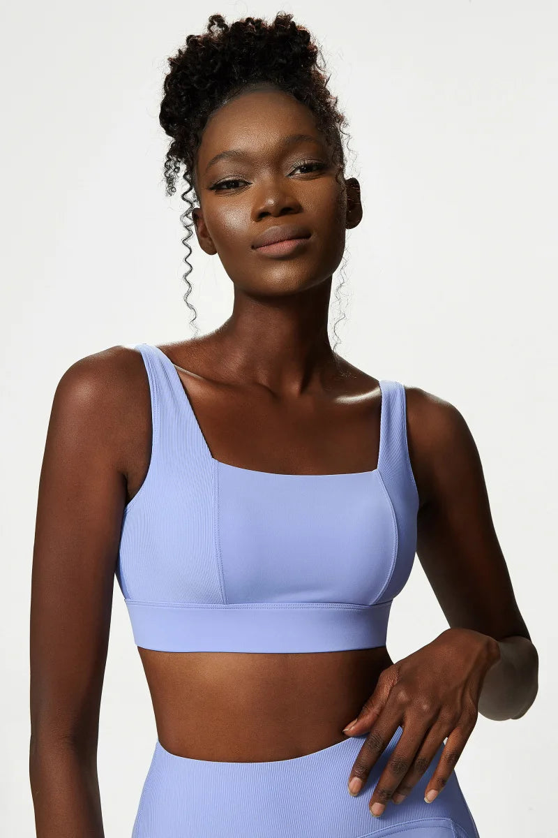 Women's 2 Pieces Fitness Yoga Set - Stretchy Sports Gym Sports Bra and High Waist Workout Leggings