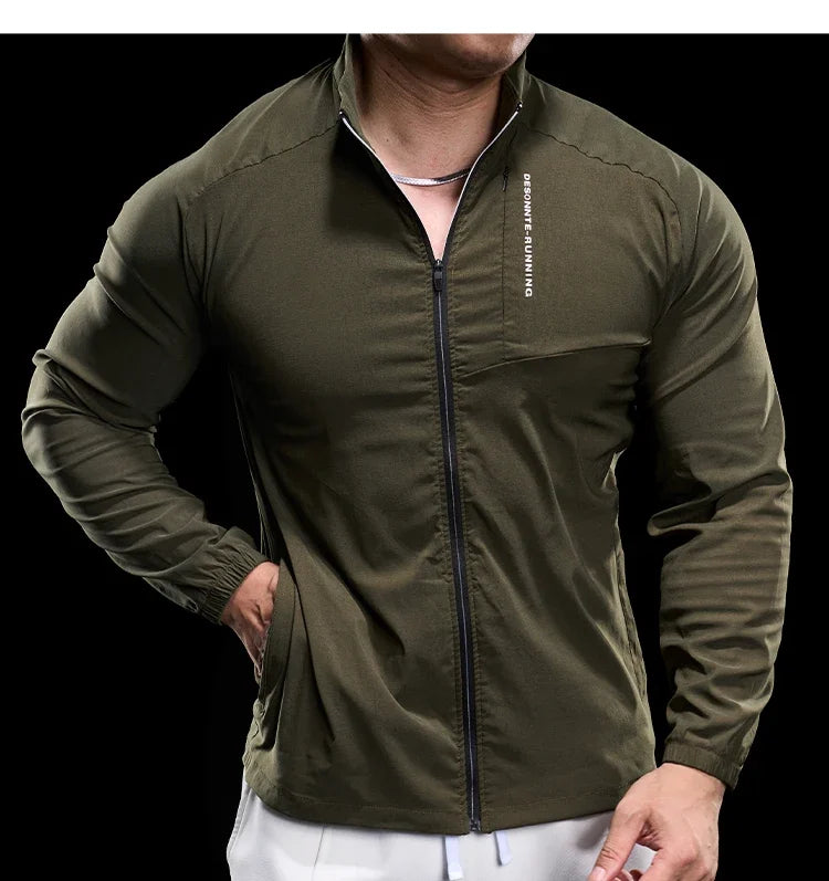 Men's Thicker Pullover Zipper Pullover Run Outdoor Turtleneck Sweatshirt