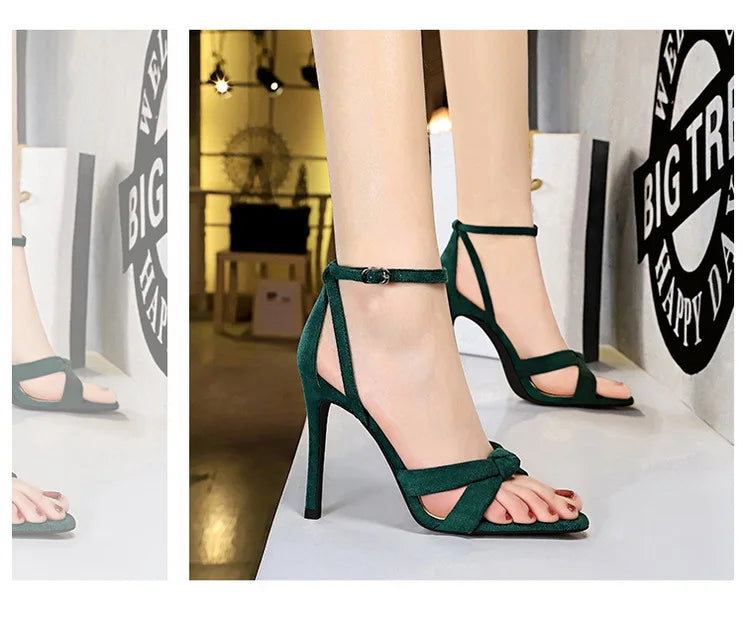 Women's Summer Stilettos Suede High Heels