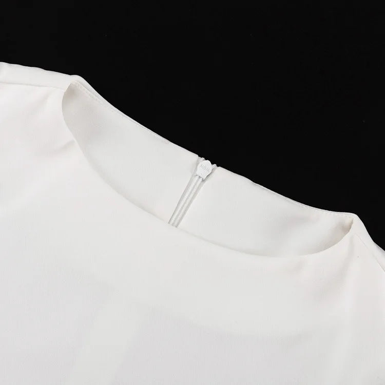 Women's Elegant Slim Long Sleeve High Waist Party Dress
