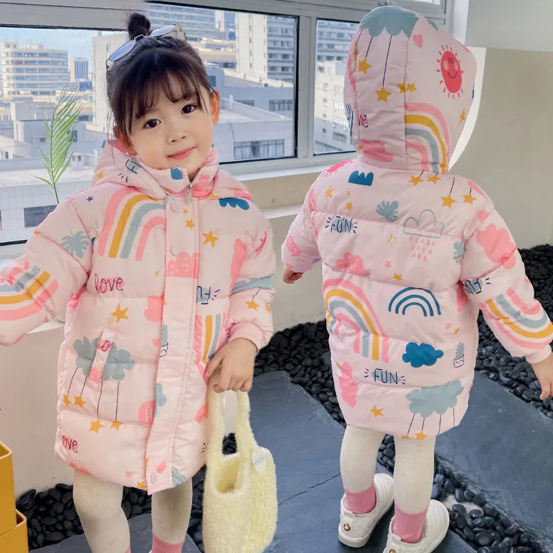 Children's Cotton Windbreaker Coat Jacket For Kids 2-7 Years