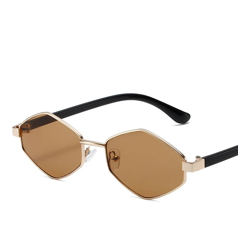 Polygonal Sunglasses - Retro Metal Frame UV400 Protection for Men & Women