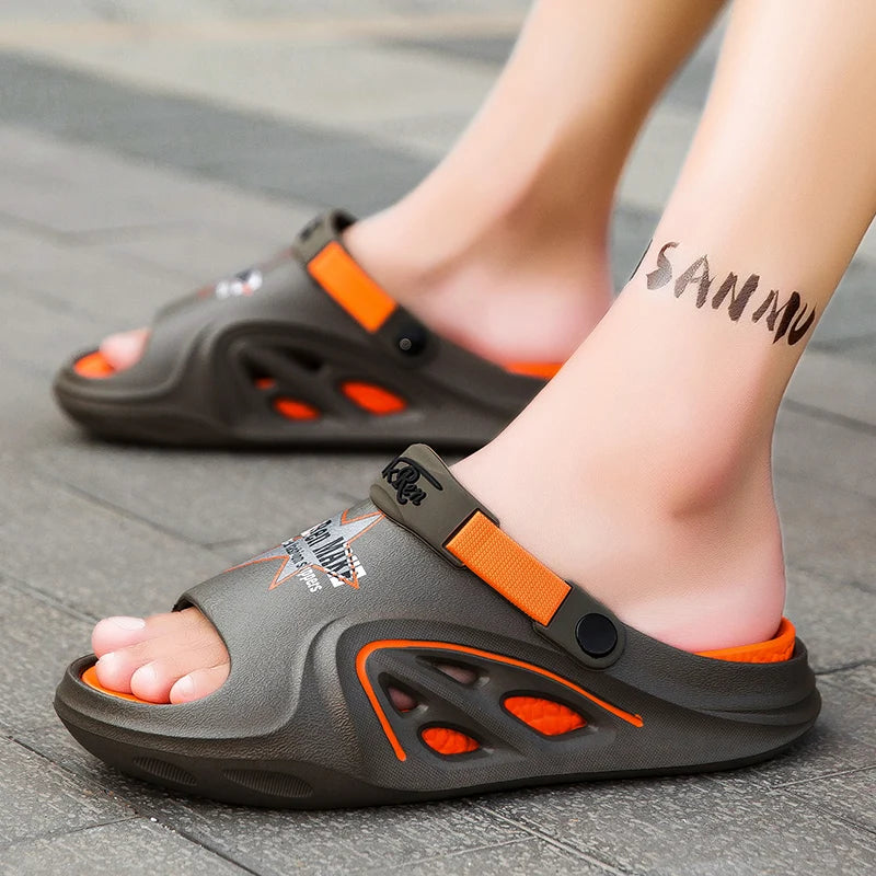 Men's Summer Slippers Platform Casual Sandals Flip Flops Slippers