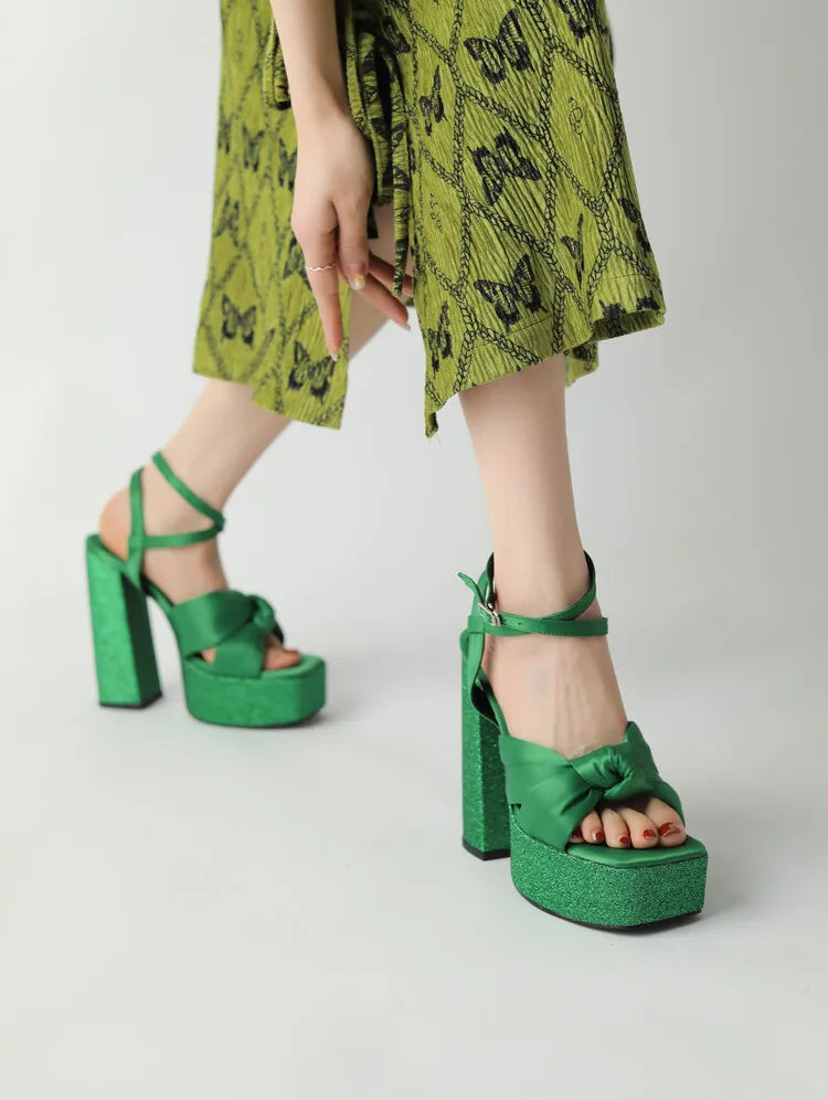 Women's 12/14cm High Heel Platform Sandals