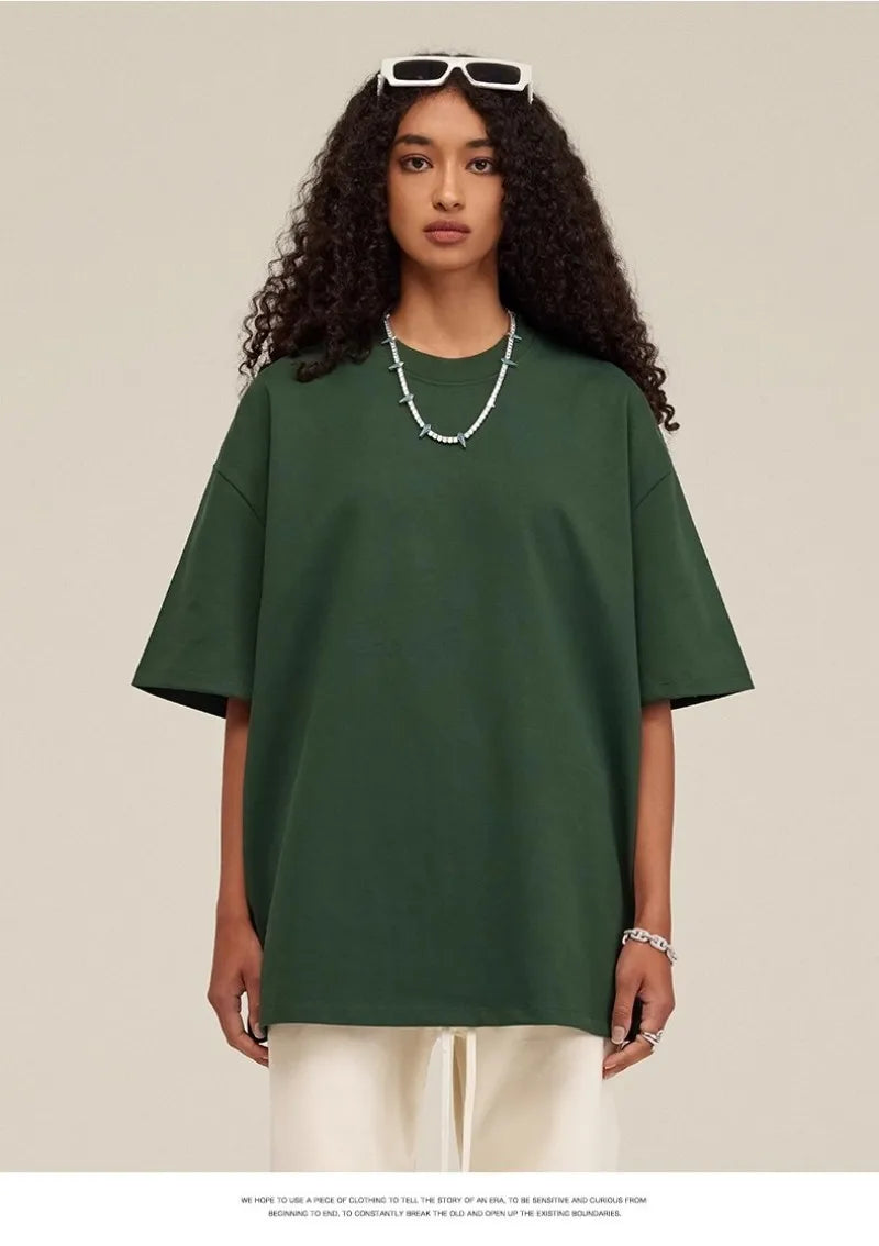 Unisex Summer Oversize Short-sleeved Loose T-shirt