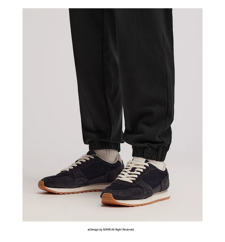 Men's Thickened Brushed Jogger Pants - Winter Athletic Casual Sportswear