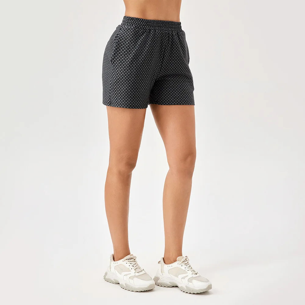 Women's Fitness Yoga Shorts Super Stretch Tie-Dye Outdoor Running Shorts Breathable Quick Dry Sportswear Workout Shorts