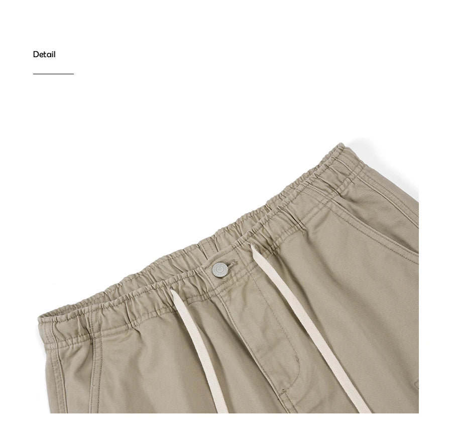 Men's Loose Cargo 320gsm Lightweight Outdoor Vintage 100% Cotton Shorts