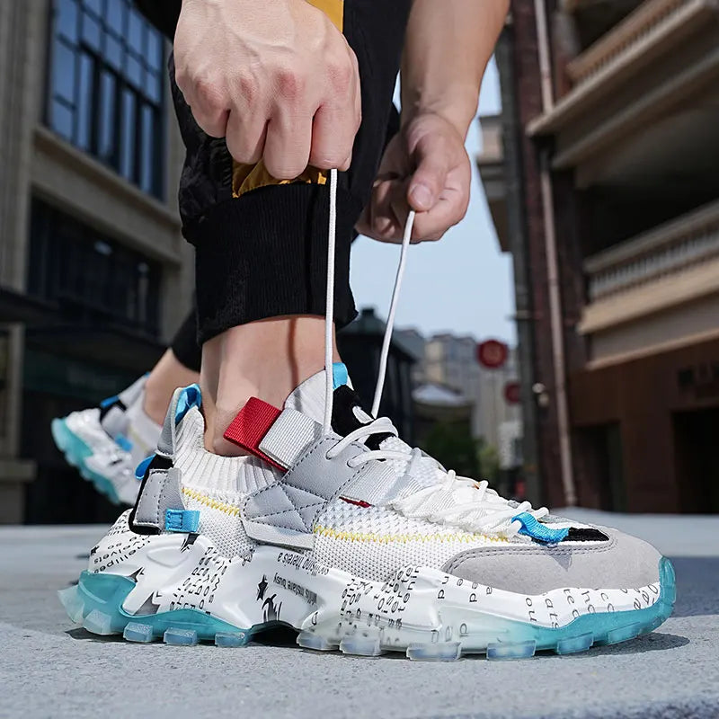 Men's Casual Sneakers | Chunky Sport Running Shoes | Non-slip Platform Shoes