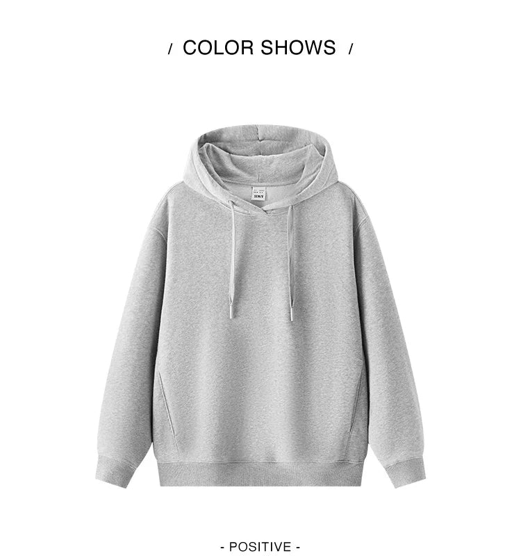Women's Fleece Lined Thermal Hoodie - Antibacterial Loose Fit Winter Pullover