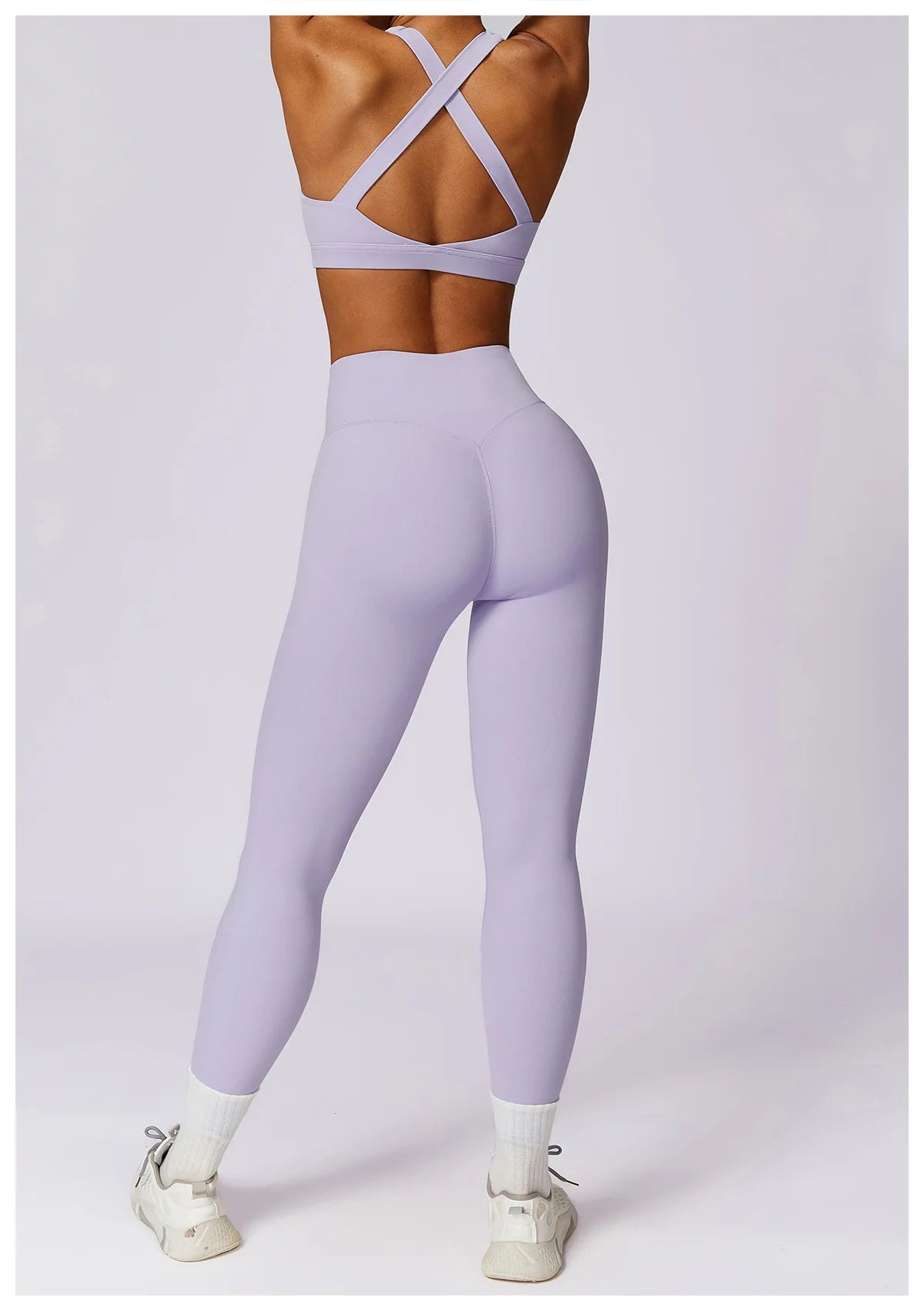 Women's 2Pcs Sports Fitness Tracksuit Workout Sportswear Quick-Drying Yoga Gym Yoga Set
