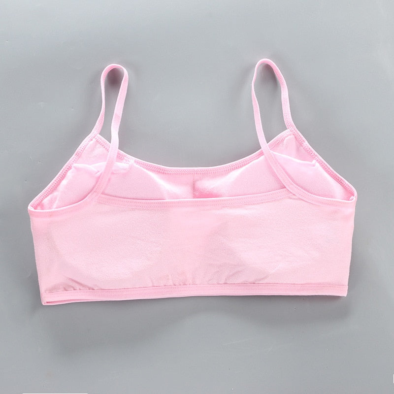 Girl's Cotton Vest Push up Bra 8-16 Years