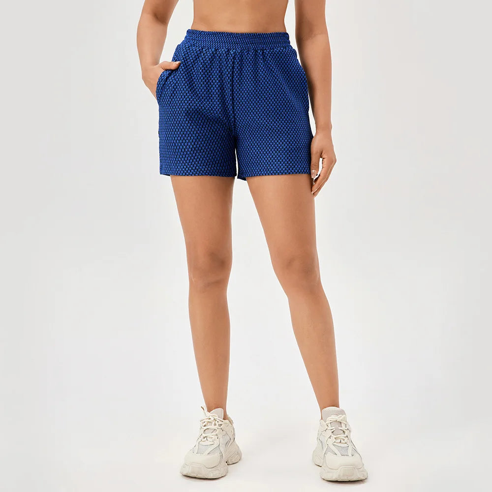 Women's Fitness Yoga Shorts Super Stretch Tie-Dye Outdoor Running Shorts Breathable Quick Dry Sportswear Workout Shorts