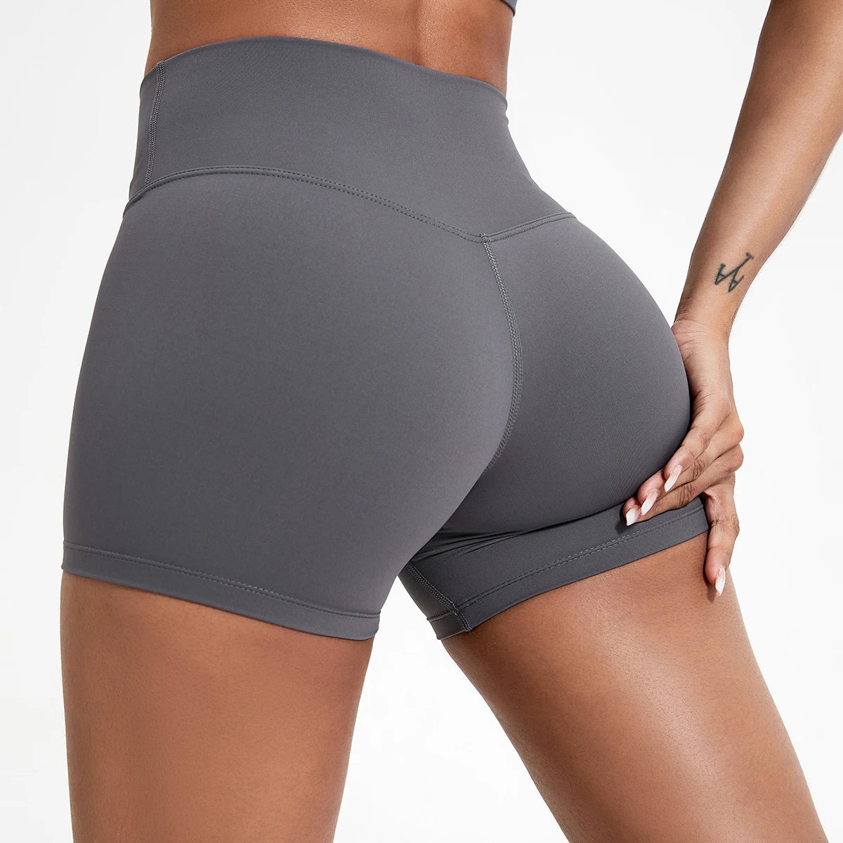 Women's Running Sports Buttock Lift Gym Leggings Cycling Slim Fit Workout High Waist Yoga Shorts