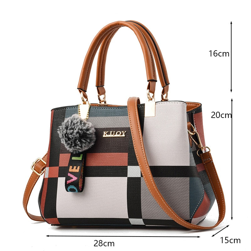 Women's PU Leather Crossbody HandBag
