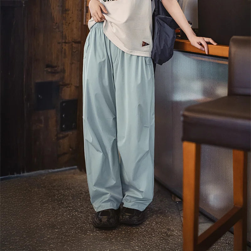 Women's Cool-Touch Parachute Pants - Lightweight Cargo Joggers