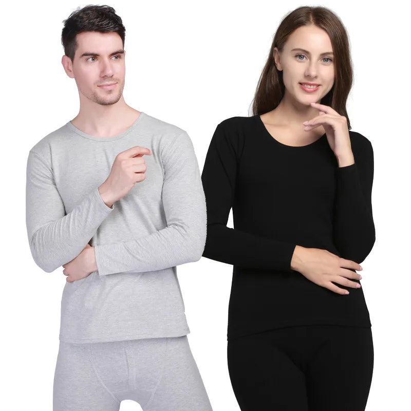 2 Piece/Set Long Johns Unisex Warm Thermal Sleepwear Pyjamas