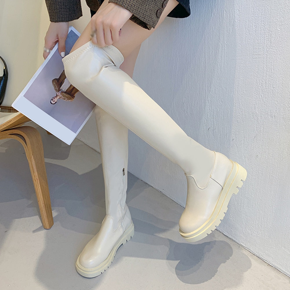 Women's Platform Thigh High Boots