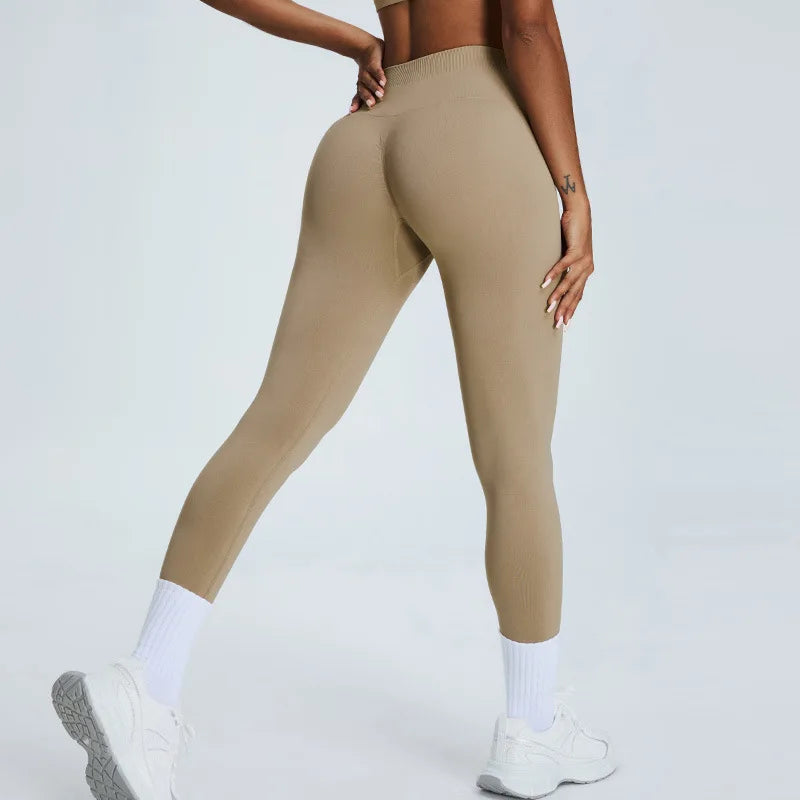Women's High Waist Yoga Pants Fitness Running Tights Push Up Sports Gym Workout Leggings