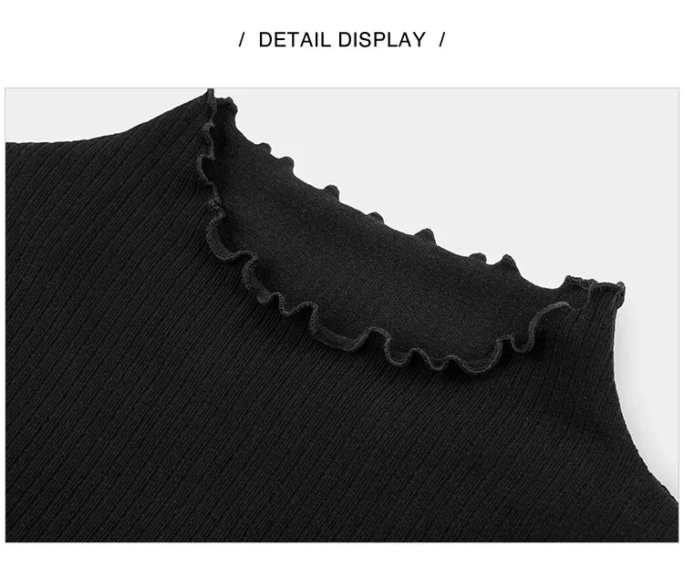 Women's Seamless Thermal Base Top - Half Turtleneck Slim Fit Undershirt