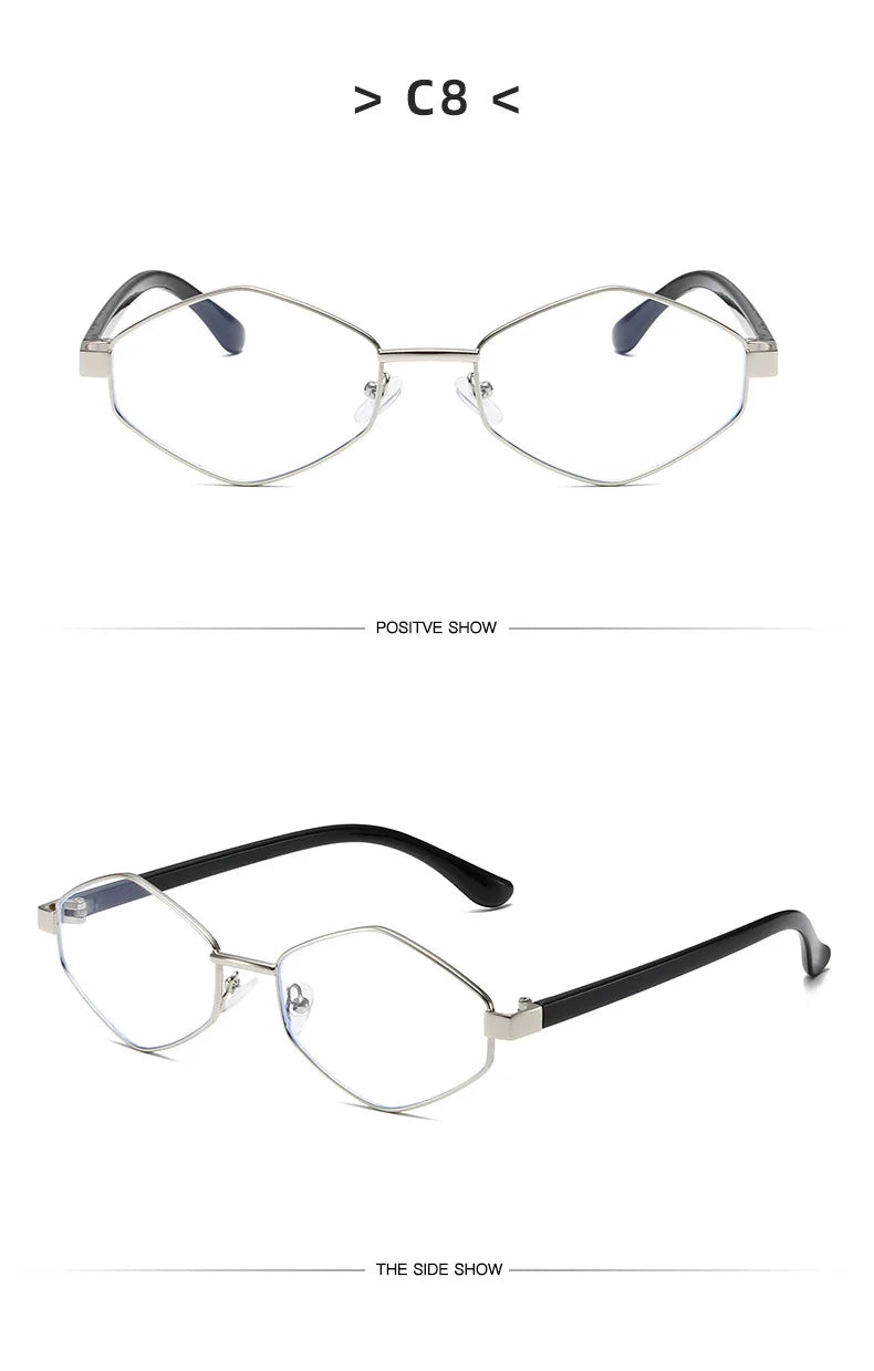 Polygonal Sunglasses - Retro Metal Frame UV400 Protection for Men & Women