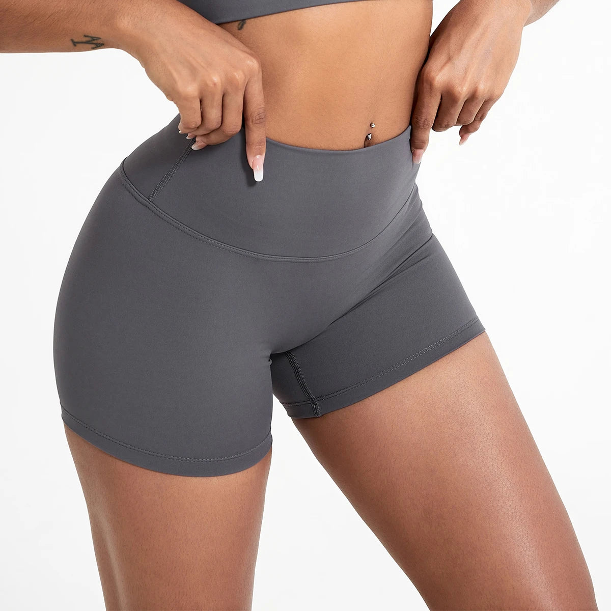 Women's Running Sports Buttock Lift Gym Leggings Cycling Slim Fit Workout High Waist Yoga Shorts