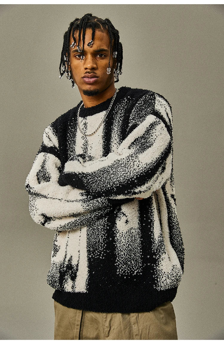 Men's Gothic Vintage Pullover Sweater