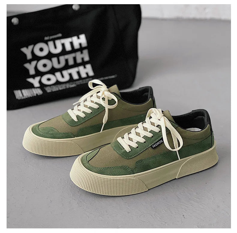 Men's Sneakers Casual Canvas Skateboard Shoes