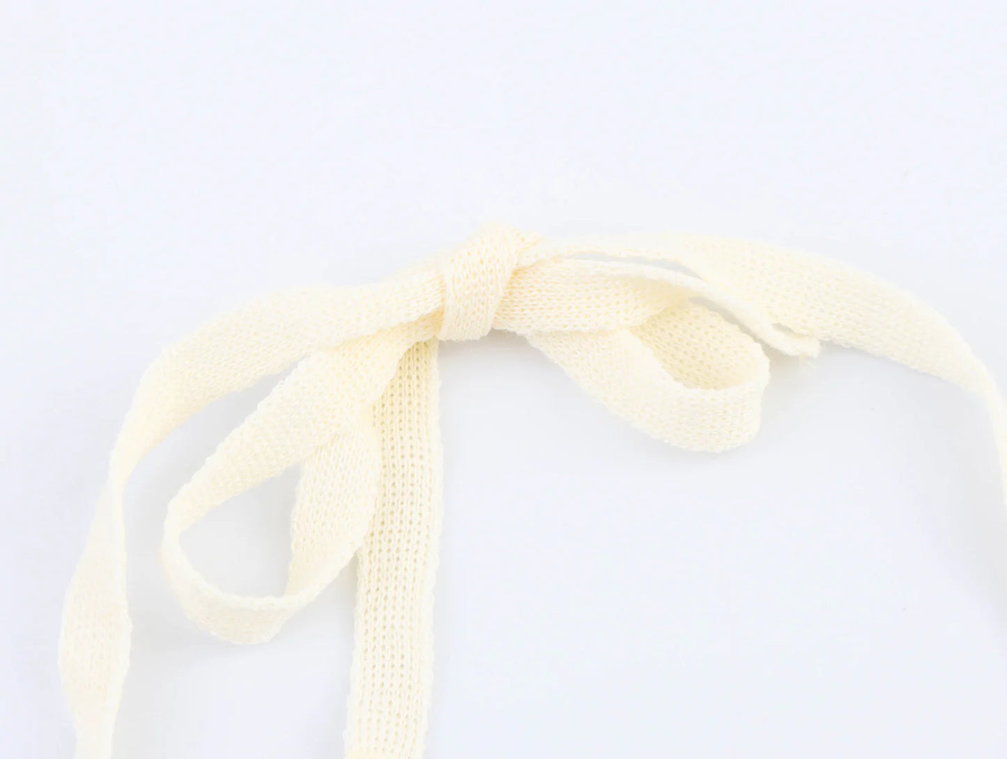 Women's Off Shoulder Halter Vest - Sweet Knitted Sleeveless Summer Top