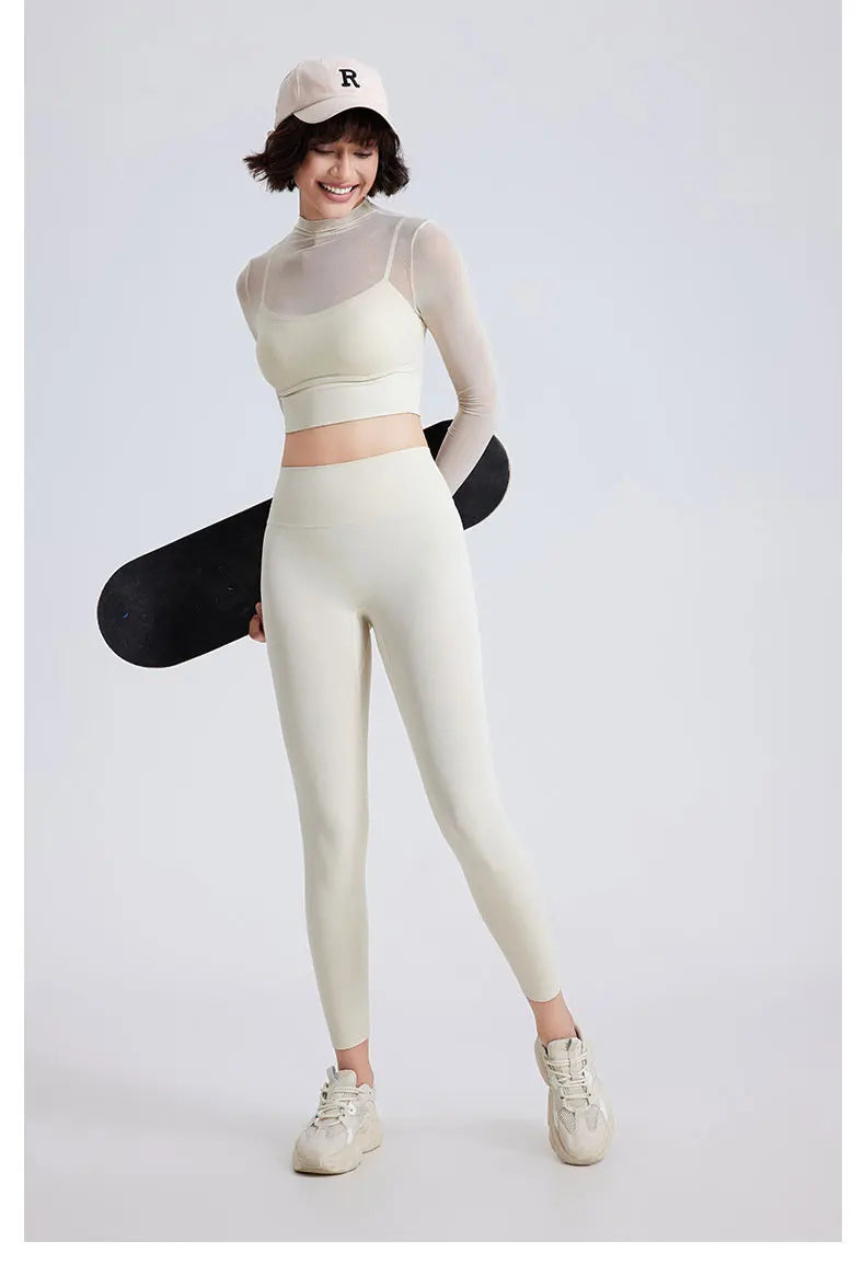 Women's Two Pieces Fitness Yoga Set - Gym Suit Super Stretch Breathable Running Sportswear Activewear Workout Set