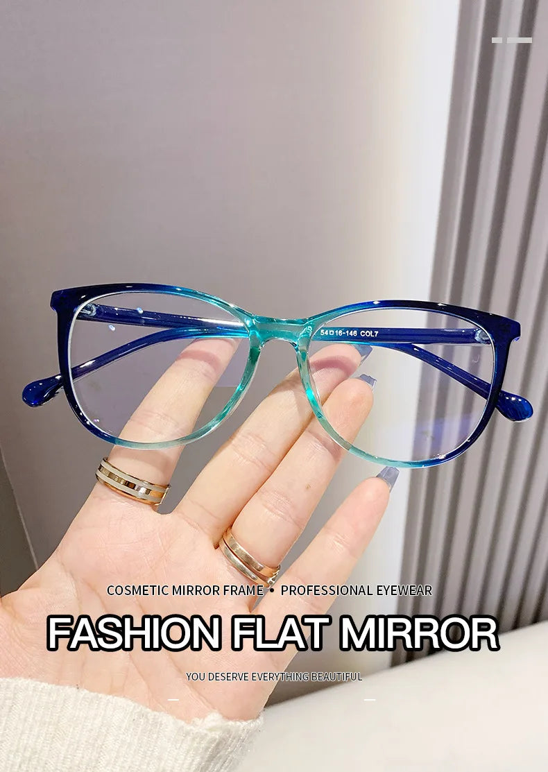 Retro Transparent Fashion Glasses - Anti Blue Light Eyeglass Frame