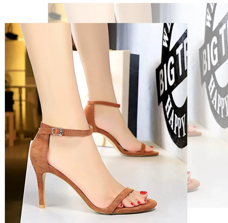 Women's Open Toe Summer High Heels Stiletto