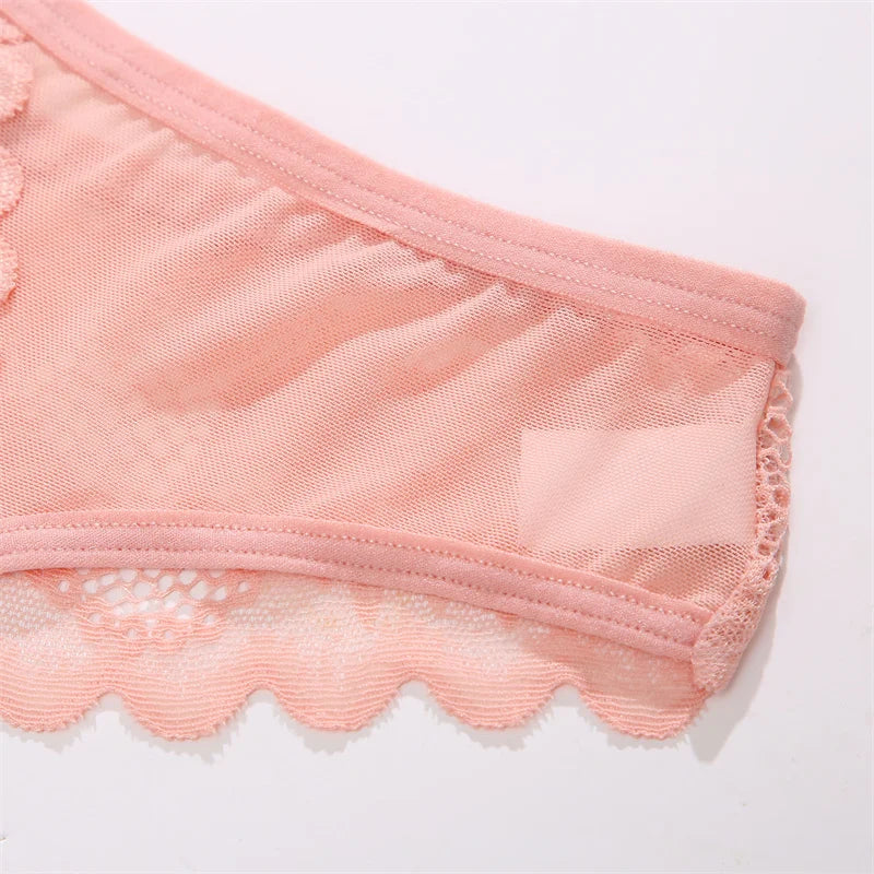Lace Thong Panties - Sexy Low Waist G-String Underwear