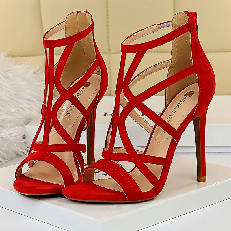Women's Roman Style Stiletto 11 CM High Heels