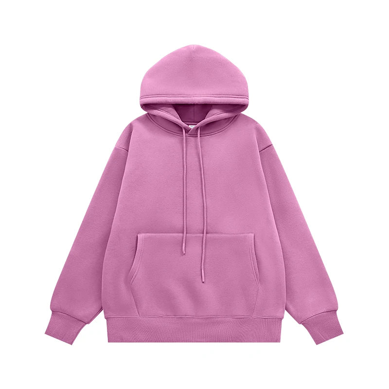 Unisex 350G Fleece Velvet Warm Hoodie