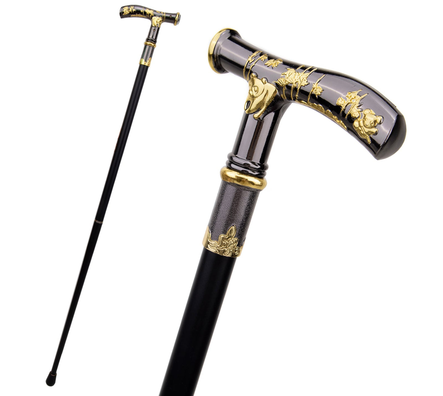 Elegant Compass Walking Cane - Decorative Gentleman's Walking Stick 93cm