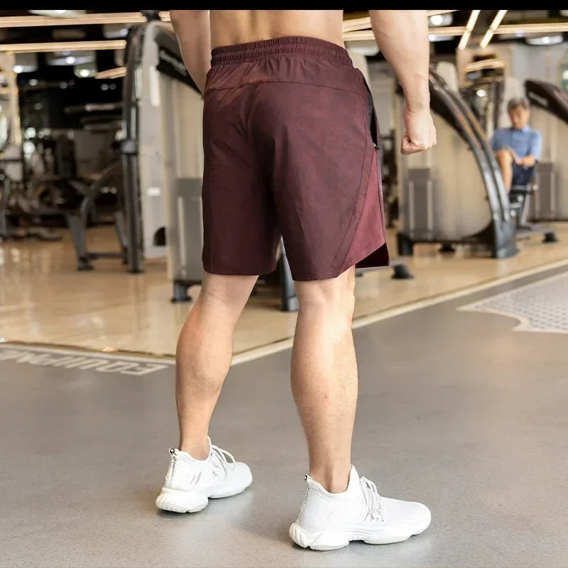 Men's Sports Gym Breathable Tennis Quick-Drying Badminton Running Sportwear Activewear Shorts