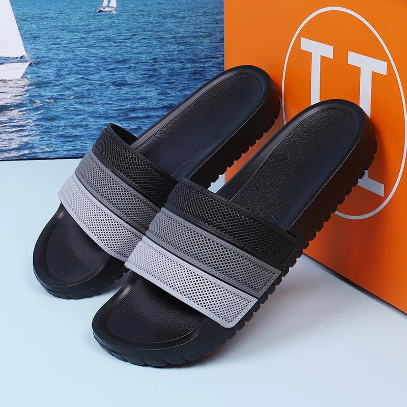 Men's Summer Gradient Design Sandals Slippers